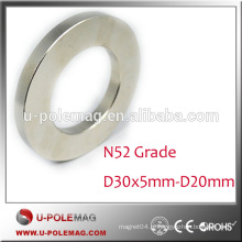 N52 Anel permanente da boa qualidade D30x5-D20mm ímã para o altofalante